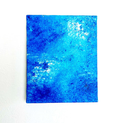 零084】絵画 宇宙 青 空 海 抽象画 原画 インテリア 絵画 零