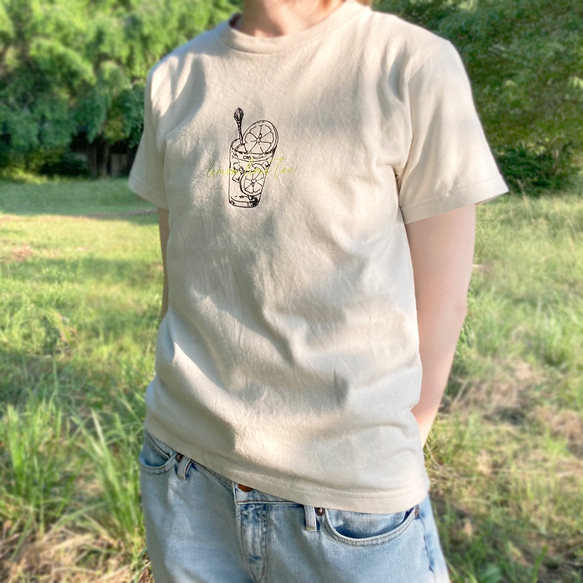 【６月初旬発送】《Tea-shirt》Earlgrey Tシャツ｜アールグレイの紅茶缶 8枚目の画像