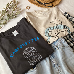 【10月下旬発送】アールグレイTシャツ｜紅茶缶《Tea-shirt》 7枚目の画像
