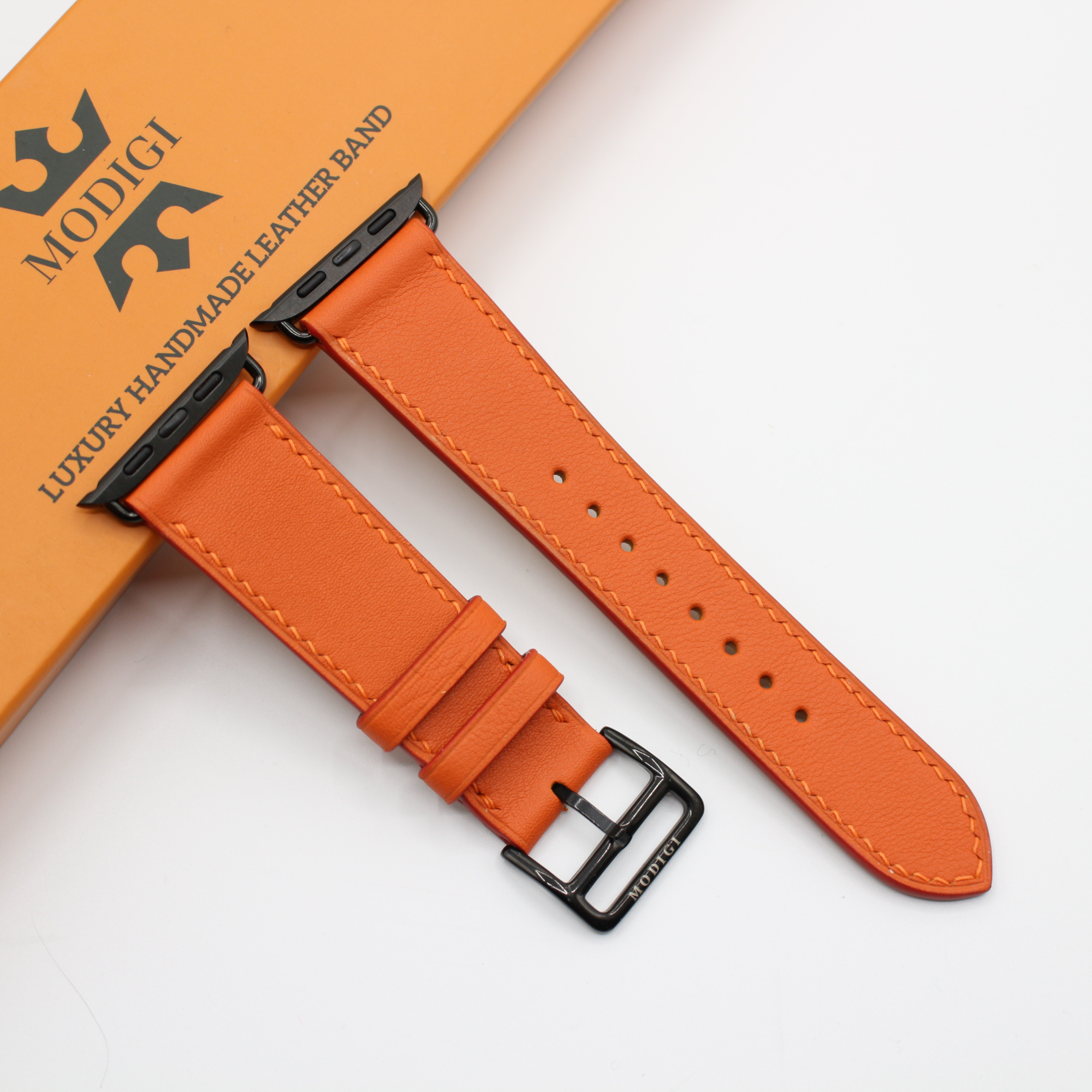 Apple Watch レザーバンド　AppleWatch 8レザーバンド 45アップルウォッチ 7 ベルト本革44