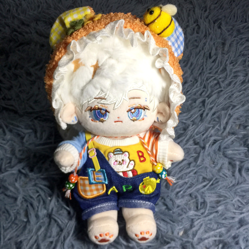 20cmぬいぐるみ 白髪ぬいちゃん ＜ガリア＞ ぬいぐるみ 着せ替え
