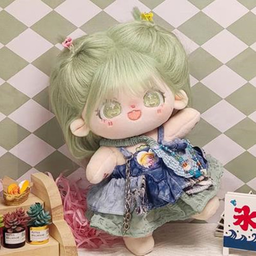 20cmぬいぐるみ 緑髪ぬいちゃん ＜しょうりつ＞ ぬいぐるみ 着せ