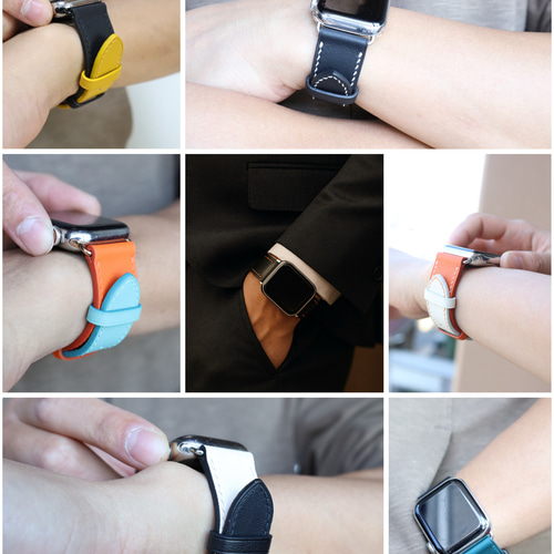 MODIGI アップルウォッチ レザーバンド 本革 ベルト Apple Watch