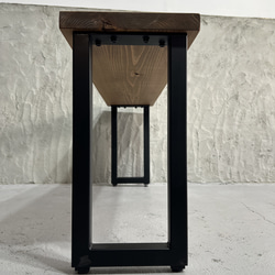 アイアンベンチ　ベンチ　スツール　椅子　テーブル　サイズオーダーok 3枚目の画像