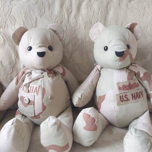 リメイクベア　作家さんベア ラルフローレン　テディベア リメイクベア 作家さんベア ラルフローレン テディベア