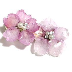 《Mami.t》 本物　桜のヘアクリップ　（一点限り） 2枚目の画像