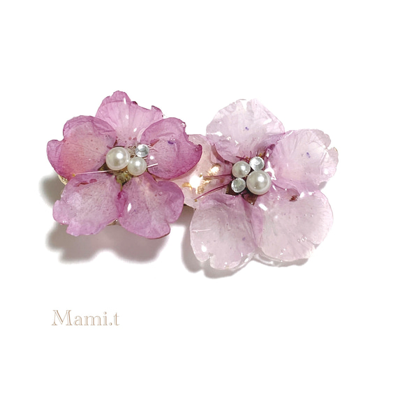 《Mami.t》 本物　桜のヘアクリップ　（一点限り） 1枚目の画像