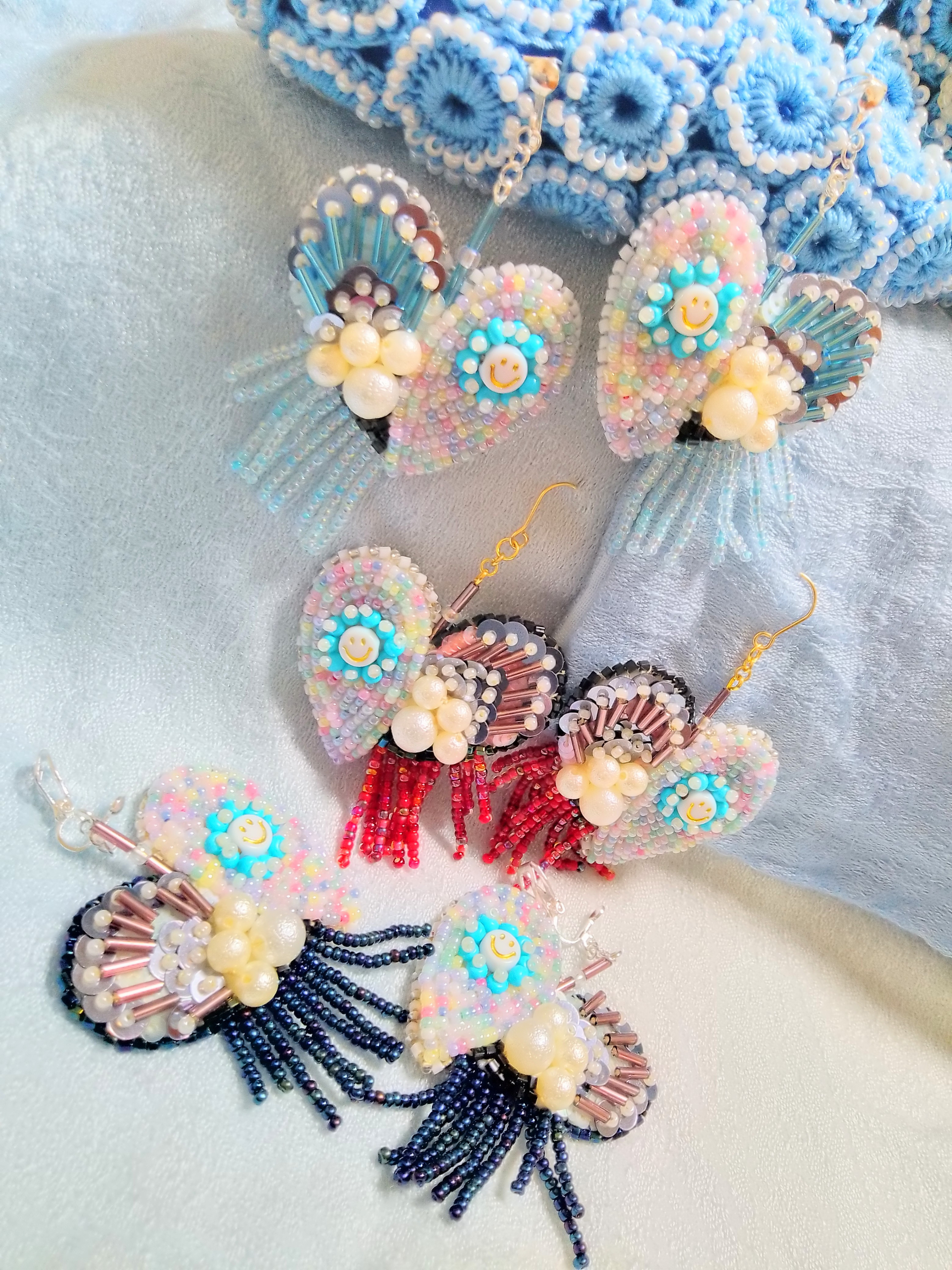 ⚖️OTỢMEと遊ぼ⚖️【絶望ハートイヤリングとピアス】UNISEX 3カラー