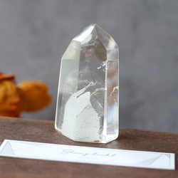 ホワイトファントムクォーツポイント 水晶 鉱物 天然石 送料無料 2枚目の画像