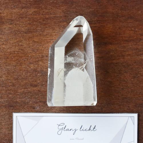 ホワイトファントムクォーツポイント 水晶 鉱物 天然石 送料無料