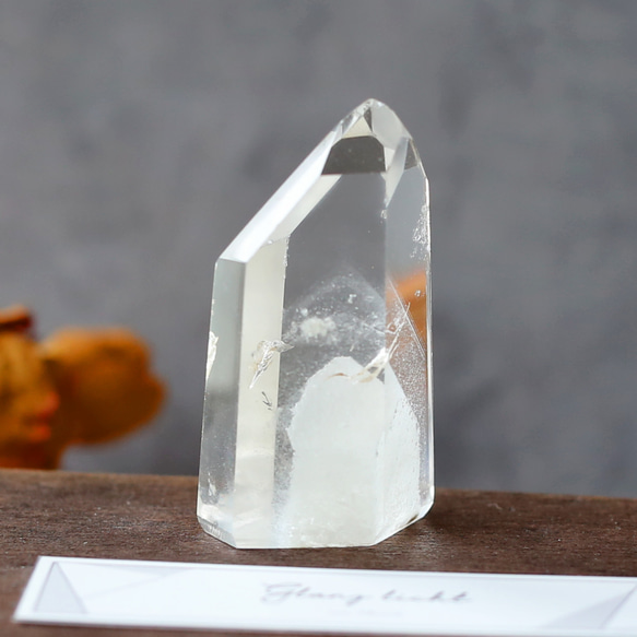ホワイトファントムクォーツポイント 水晶 鉱物 天然石 送料無料 4枚目の画像