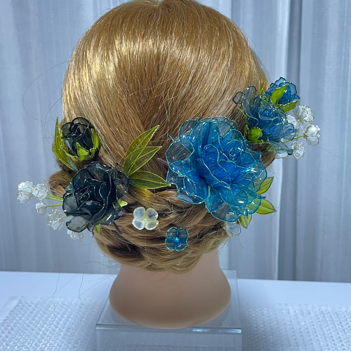 ヘッドドレス ウェディング 花園 〜春色〜 ディップアート