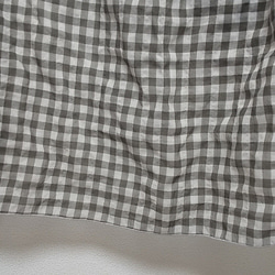 ふわふわ綿ローンのスカーフ    ライトブラウン     コットン100％ナチュラルカラー 3枚目の画像