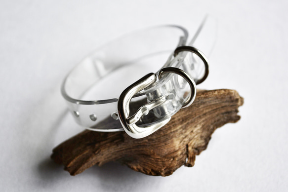 PVC 透明ブレスレット｜クリア シースルー 夏 メンズ レディース 個性