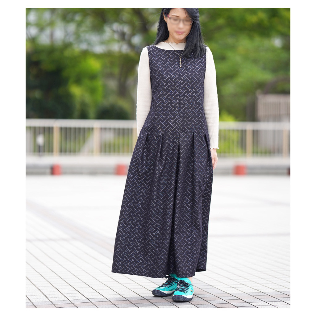 〇手作り ワンピース 着物リメイク 長袖