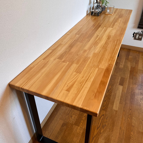 あなただけのカウンターテーブル ロ型アイアン脚 1800×500×710mm