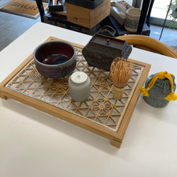 和田山真央　抹茶茶碗と抹茶入れ　どちらも一点もの 1枚目の画像