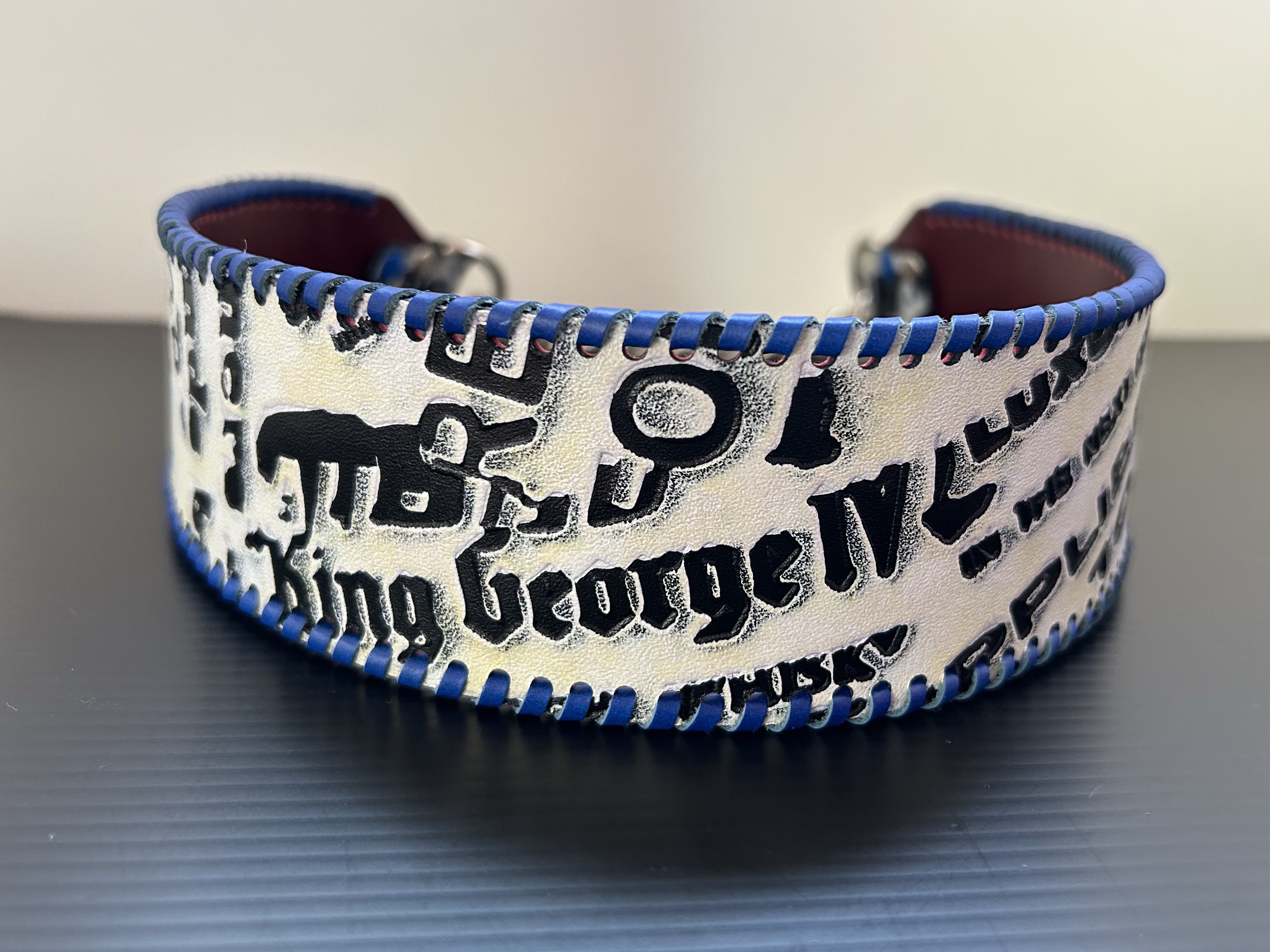 犬の本革ハーフチョークNo.236(大型犬)