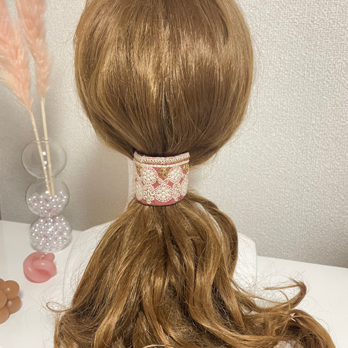 インド刺繍ポニーフック ポニーフック・ヘアカフス mignon. 通販