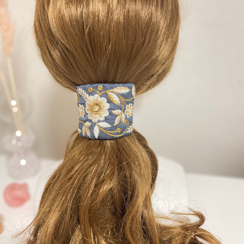 インド刺繍ポニーフック ポニーフック・ヘアカフス mignon. 通販