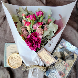 red dryflowers mini swag超早割クリスマス2025 ドライフラワー