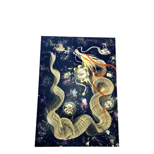 大きさ＆エネルギー2倍！一筆龍エネルギーアート✨縁起物 龍神 絵画