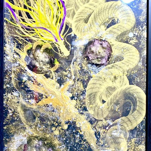 大きさ&エネルギー2倍!一筆龍エネルギーアート✨縁起物 龍神 大きさ&エネルギー2倍!一筆龍エネルギーアート✨縁起物 龍神