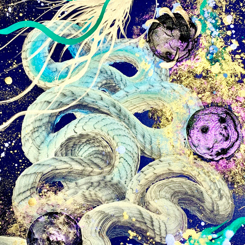 大きさ&エネルギー2倍!一筆龍エネルギーアート✨縁起物 龍神 大きさ&エネルギー2倍!一筆龍エネルギーアート✨縁起物 龍神