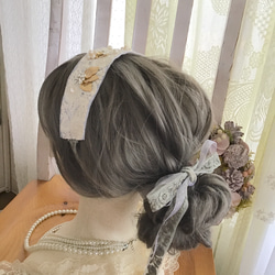 【٩꒰｡•◡•｡꒱۶ classical ヘッドドレス✽.｡.:*・】ウエディング　ブライダル　結婚式482 3枚目の画像