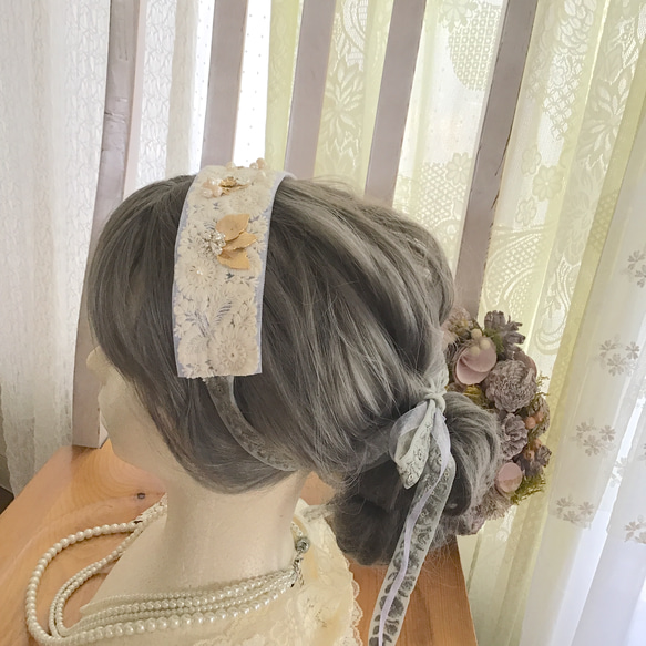 【٩꒰｡•◡•｡꒱۶ classical ヘッドドレス✽.｡.:*・】ウエディング　ブライダル　結婚式482 4枚目の画像