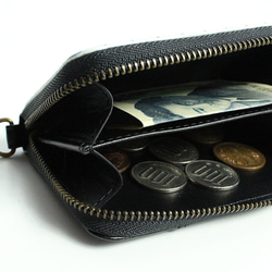 モロッカン柄ペールピンク＋neco（ネコ）コイン＆パスケース　コンパクト財布　ミニ財布 8枚目の画像