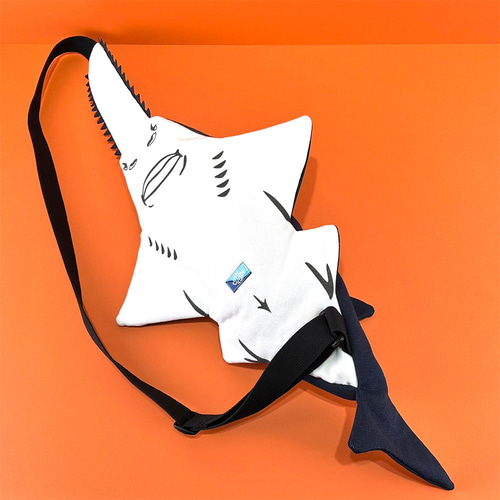 Design No.PD117b - ノコギリエイ・立体バッグ#ミッドナイト