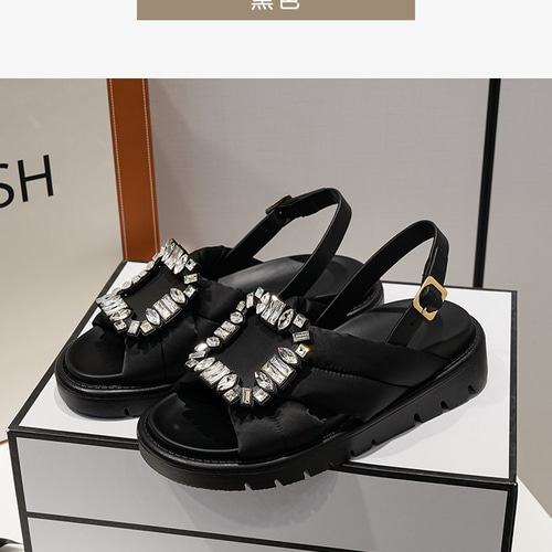 フットベッドビジューサンダル ビジューサンダル フットベッドサンダル  