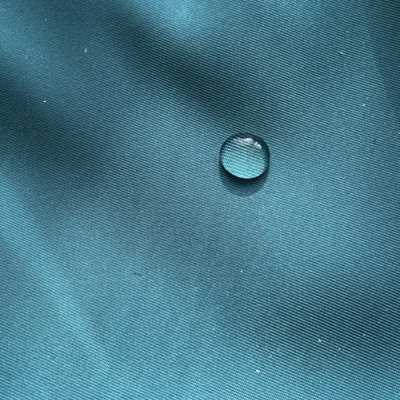 大きめ海の生き物ペタンコバッグ　水筒入れサイズ　ミッドナイトブルー切替　ミントブルー　 4枚目の画像