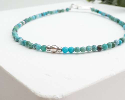 ターコイズブレスレット ターコイズブレスレット 数珠ブレスレット クロスブレスレット 十字架