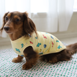 恐竜柄タンクトップ・Tシャツ　韓国生地 7枚目の画像