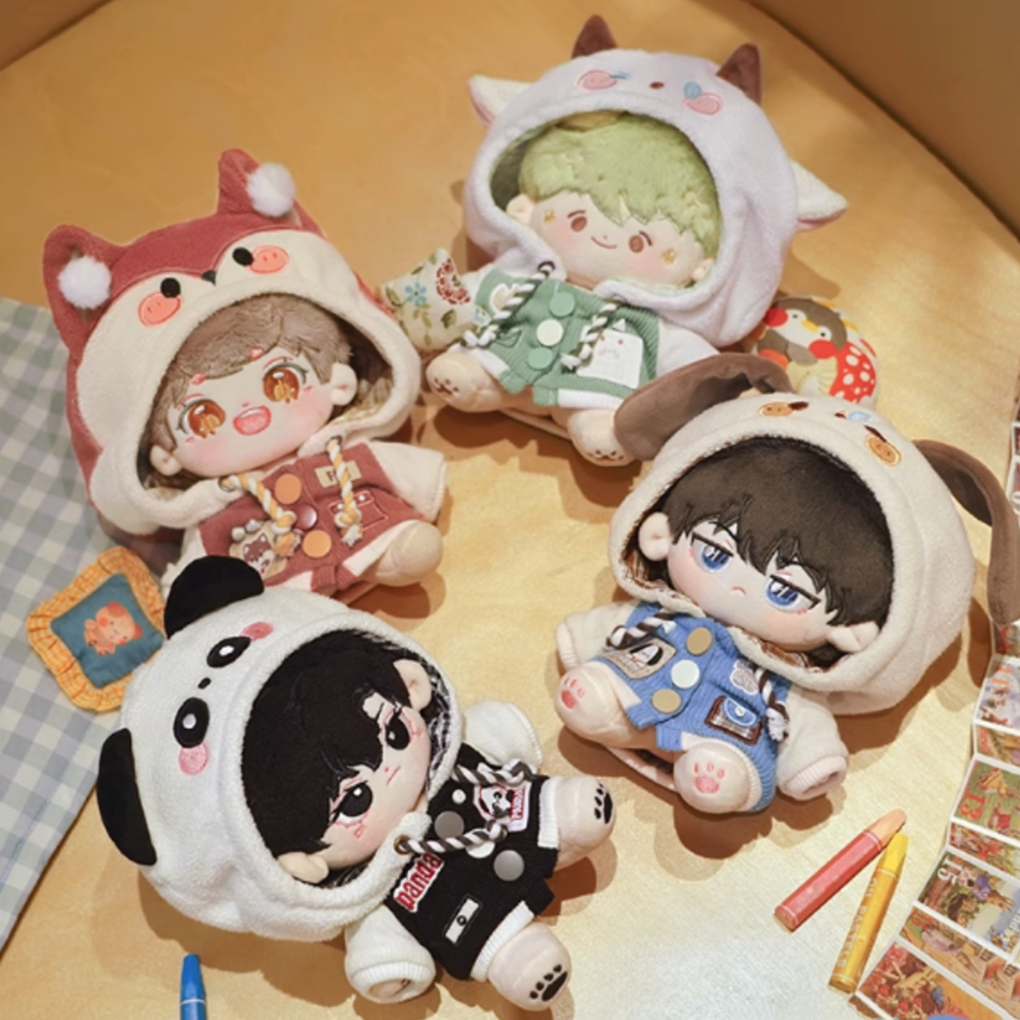 限定完売カッコ可愛いいリーユエ着せ替えぬいぐるみ
