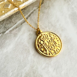 New in! 大きめサイズ！つけっぱなしOK❗金属アレルギー対応コインネックレスサージカルステンレス 2枚目の画像