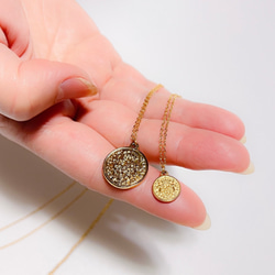 New in! 大きめサイズ！つけっぱなしOK❗金属アレルギー対応コインネックレスサージカルステンレス 4枚目の画像