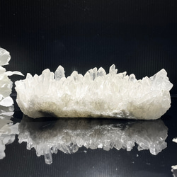 天然石インテリア　12cm 　ヒマラヤ水晶　クラスター　レムリアン水晶　原石　送料無料 3枚目の画像
