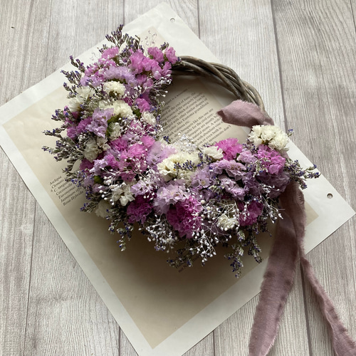 フレンチリースラベンダーニュアンススターチス