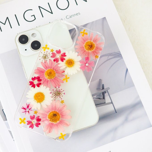 手帳型押し花スマホケース 全機種対応 【公式通販】