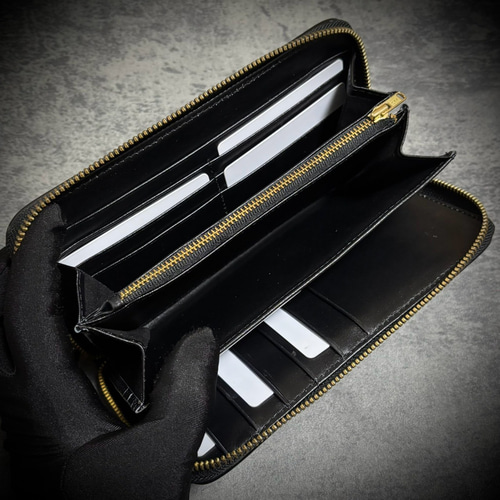 スタースティングレイ 長財布 エイ革 一枚革 ガルーシャ カイラギ