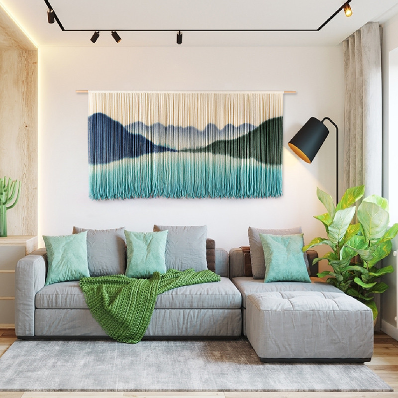 壁掛 風景画 リビング タペストリー ウォールステッカー・ウォールデコ アートポスター 北欧 新築 新居 引っ越し祝い