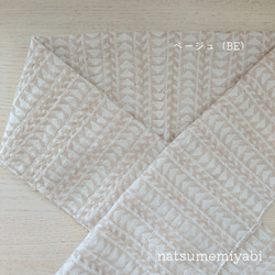 ◆通年使えるコットンレース半衿（モザイクレース）ー楽ちん綺麗なうそつき衿への加工オプションも選べますー 3枚目の画像