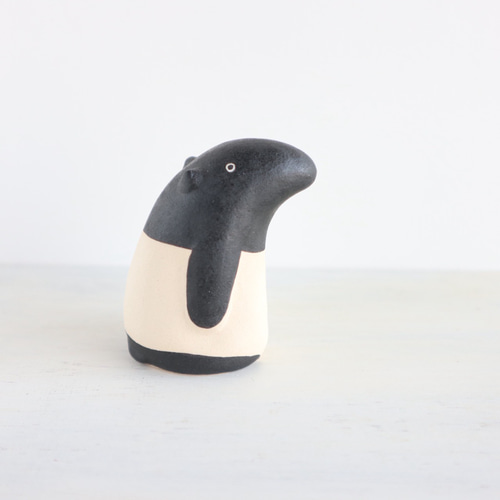 バクの置物 （陶器製） その他置物 まん丸 通販 15797037｜Creema