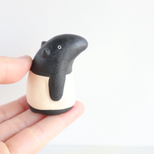 バクの置物 （陶器製） その他置物 まん丸 通販 15797037｜Creema