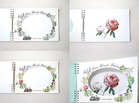 Flower Wreath Notebook 【 EARLY SUMMER 】 5枚目の画像