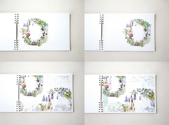 Flower Wreath Notebook 【 EARLY SUMMER 】 4枚目の画像