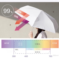 美肌光を作る日傘 / 晴雨兼用 3枚目の画像
